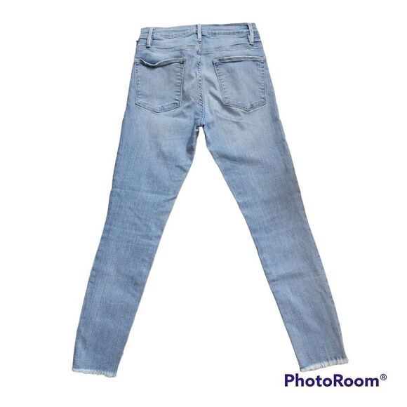 Frame Le High Skinny Jeans with Raw Hem. Size 28. - Picture 2 of 4